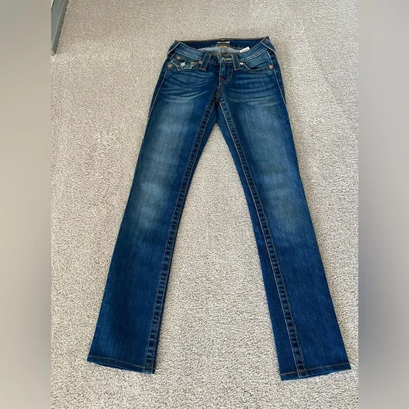 True Religion Cora Mid-Rise Straight Leg Jeans – Size 23 – NWOT - Picture 3 of 15